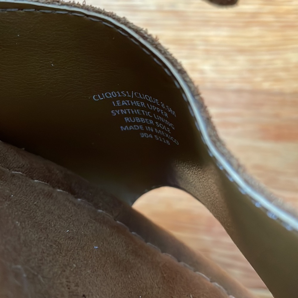 Steven Madden Brown Suede And Leather Block Sanda… - image 8